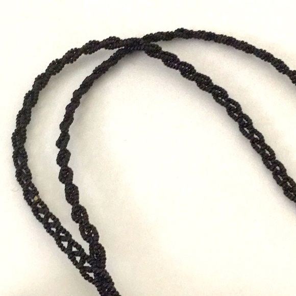 Indigo Christopher Beaded Black Bag, Colorful Shoe Design. Whimsical Fairy Retro - Picture 6 of 7